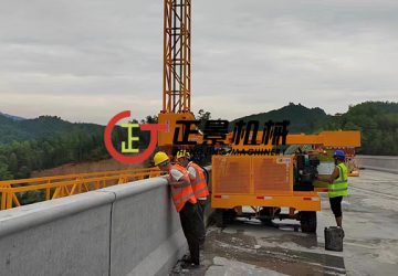 宜春S224省道高架桥雨水管安装