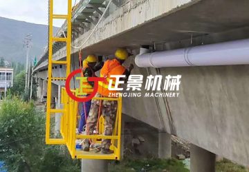 甘肃天水连霍高速公路桥梁雨水管安装