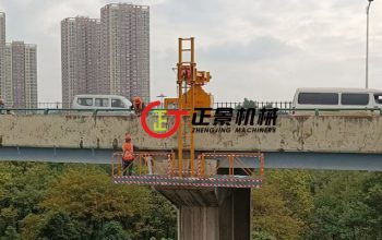 浅谈桥梁雨水管安装施工车——单边桥梁检测车一代