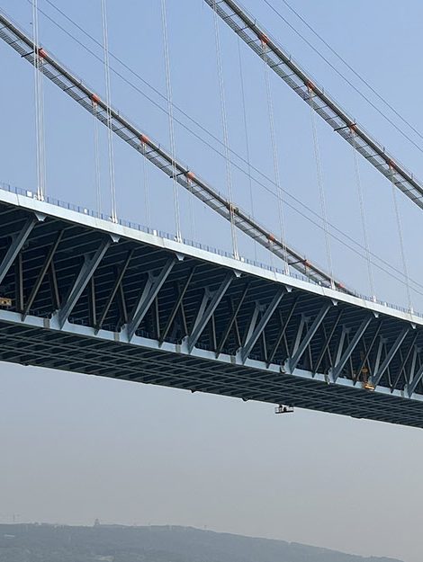 国内最大跨度公轨两用悬索桥——重庆郭家沱长江大桥