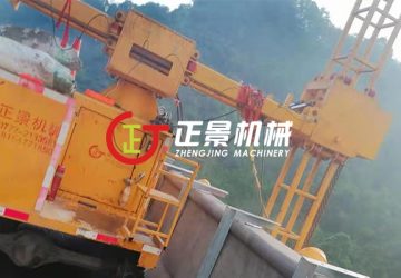峨眉山峨汉高速桥梁托架安装