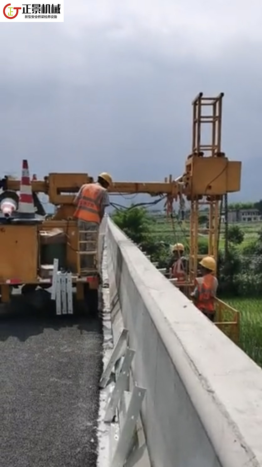 桥梁排水管安装车