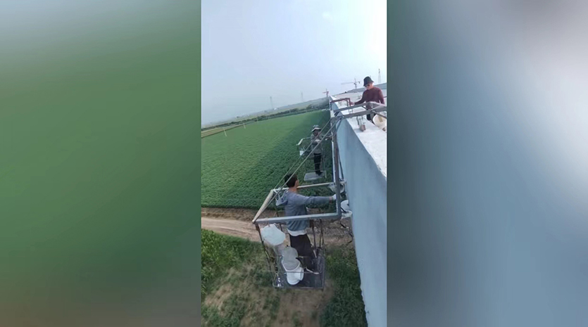 桥梁排水管安装挂篮