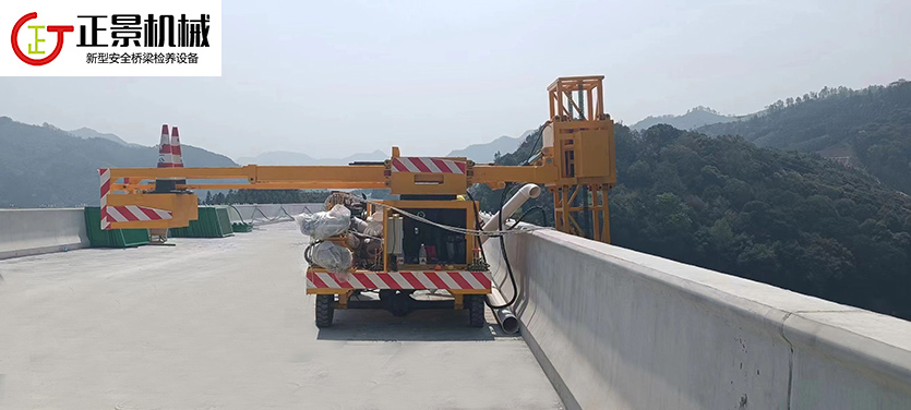 桥梁排水管安装车