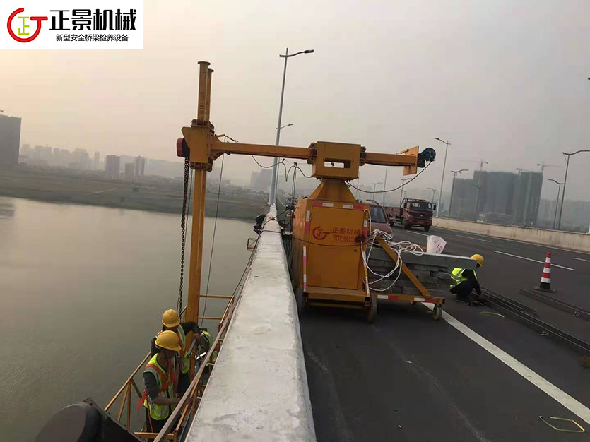 桥梁排水管安装车