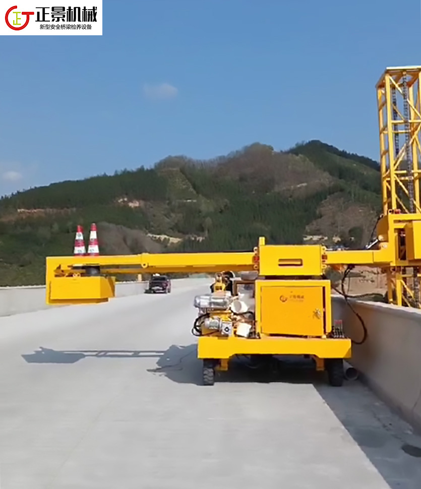 桥梁排水管安装车