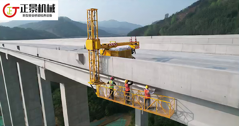 桥梁排水管安装车