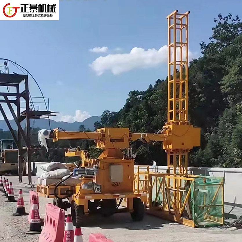 桥梁排水管安装车