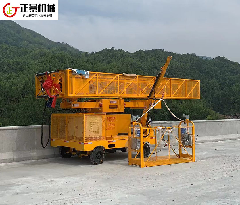 桥梁排水管安装车