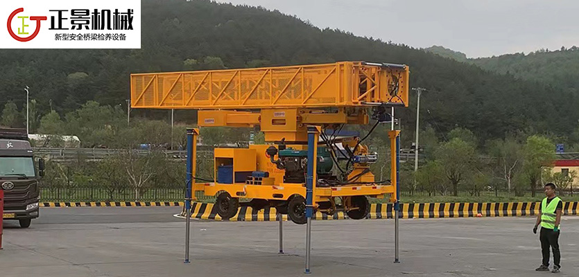 桥梁排水管安装车